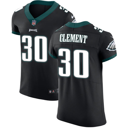 Nike Eagles #30 Corey Clement Black Alternate Men's Stitched NFL Vapor Untouchable Elite Jersey - Click Image to Close